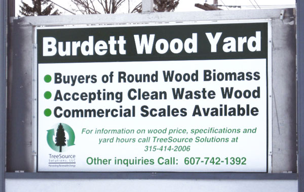 Click for larger version Entrance to the Burdett Wood Yard